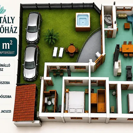 Kristaly Pihenohaz Ferienhaus *